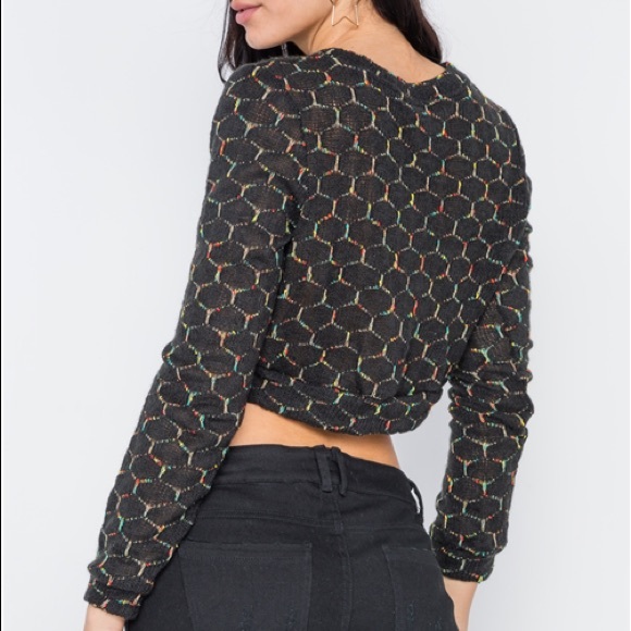 Harlow Long Sleeve Top - Black - Picture 5 of 9